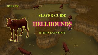 OSRS Hellhound Slayer Task  Location and Drop [upl. by Naujat]