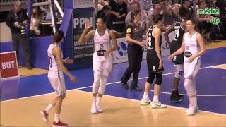 LFB  PLAYOFFS  BasketLandes vs Lyon ASVEL 25 avril 2018 [upl. by Trab]