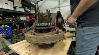 1949 Ford F5 Coleman 4x4 Part 4 Coleman Axle Disassembly and evaluation [upl. by Ajnot7]