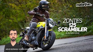 ZONTES 125 SCRAMBLER I TEST MOTORLIVE [upl. by Hakkeber]