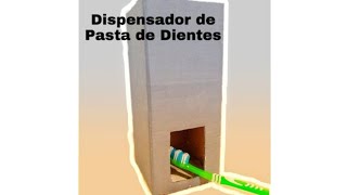 Como Hacer un Dispensador de Pasta de Dientes [upl. by Gnidleif945]