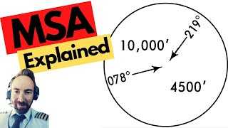 Minimum Sector Altitude MSA  How To Keep The Separation From The Terrain At All Times [upl. by Westney]