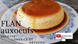 FLAN AUX OEUFS  Recette Astuces et conseils FRENCHARABIC [upl. by Ntsud]