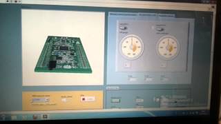 STM32f4discovery tilt sensor and LabView interface [upl. by Etra]