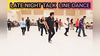 🥰LATE NIGHT TALK Line Dance🥰 [upl. by Akimahc]