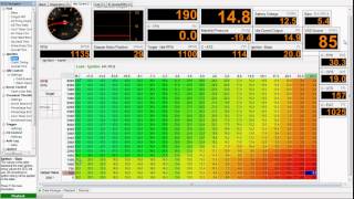 Haltech PS2000 freeway run with good ka24det ignition timing map 162 psi max 06132012 [upl. by Phillips]