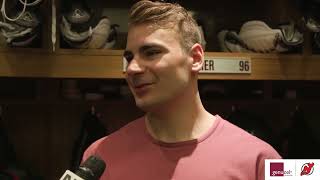 Timo Meier Exit Interview  NEW JERSEY DEVILS [upl. by Anniken]