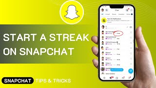 How To Start A Streak On Snapchat In 2024 [upl. by Henry]