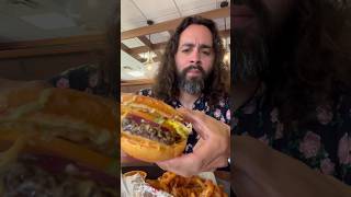 Trying the NEW arbys Cheesy Bacon Burger Food Review foodreview burgers [upl. by Delanty615]