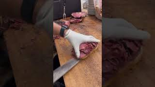 Pastrami sandwich  Katzs Deli 🔥🥪 asmr food shorts [upl. by Spiegelman]