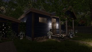 House Flipper 2 Blue Bungalow Tour [upl. by Roselle]