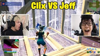 Clix VS Jeff 1V1 TOXIC Box Fights [upl. by Riocard752]