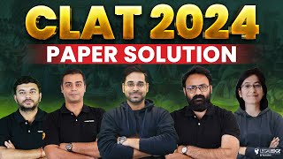 CLAT Previous Year Paper Solution 2024  Complete Question Paper Analysis [upl. by Tolmach]