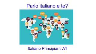 Parlo italiano e te Italiano Principianti A1 Plurale Verbo in are Presente Indicativo [upl. by Barney169]