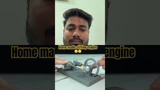 Home made stirling engine 😳😳😀 diy advancedtechnology experiment engine stirlingengine [upl. by Arianne768]