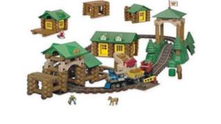 Lincoln Logs Stony Brook Town With 290PC [upl. by Lavina914]