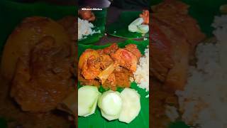 😱🔥Lunch thali easyfriedrice spicychickenkosha [upl. by Eniowtna]