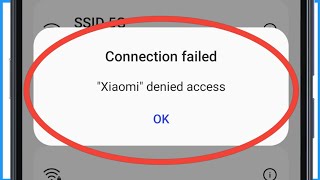 WiFi Denied Access Problem Oppo  Denied Access To Network WiFi Oppo [upl. by Austin486]