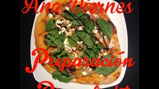 Receta Saludable Como hacer una Masa para Pizza Light [upl. by Aihsinat]