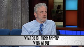 Part 2  Jon Stewart Takes The Colbert Questionert [upl. by Beacham662]