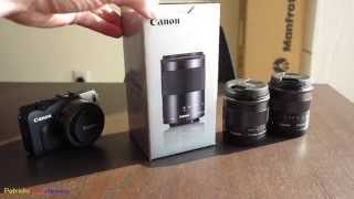 Canon EFM 55200mm f4563 IS STM  unboxing amp sample pictures Dubai [upl. by Naelcm238]