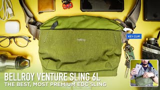 Bellroy Venture Sling 6L The Best Most Premium EDC Sling Bellroy slingbag edc whatsinmybag [upl. by Nimref]