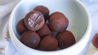 Easy Chocolate Truffles With Liqueur [upl. by Ekoorb274]