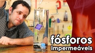 Como fazer fósforos impermeáveis EXPERIÊNCIA [upl. by Ailliw841]