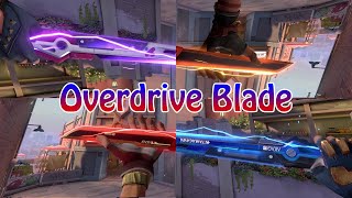 Overdrive Blade Showcase ingame all Colors with Suitable Agent Combo [upl. by Catto187]