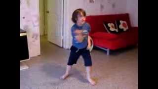 Grayson Danger Redstone Active Minecraft Dancing Kid [upl. by Worlock]