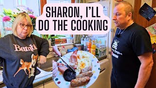 I COOK for Sharon in Scotland  Are Male Chefs Better [upl. by Ahsienat]