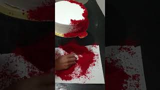 New Design Red velvet Cake 🎂 cakeyoushort trends videoINDIAN Cake WORLD [upl. by Ahsinnek]