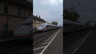 ICE4 der Deutsche Bahn in Bad Krozingen deutschebahn dbfernverkehr trainspotting shorts yt [upl. by Yankee]