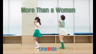 초급 More Than a Woman Line Dance Dance Lineinus [upl. by Nortna]