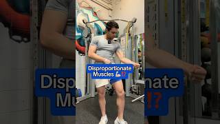 This is what to do with disproportionate muscles youtube viral fitness fitnessjourney [upl. by Randi]