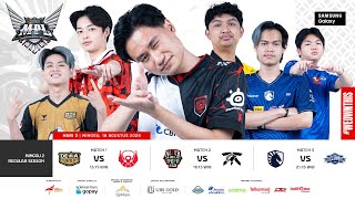 🔴 LIVE  MPL ID S14  Regular Season Hari 3 Minggu 2  Bahasa Indonesia [upl. by Eenyaj]