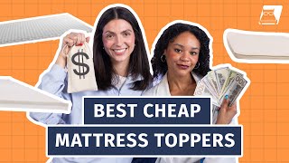 Best Cheap Mattress Toppers 2024  Our Top Picks UPDATED [upl. by Anwahsal]