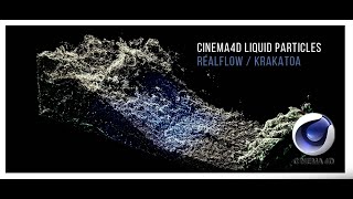 3D Ocean Waves Particles Cinema 4d  Realflow  Krakatoa [upl. by Blisse]