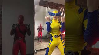 Hello it’s me Deadpool deadpool deadpool3 wolverine mirror [upl. by Asiole]