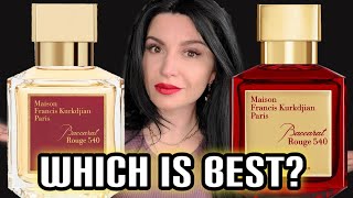 MFK BACCARAT ROUGE 540 EXTRAIT VS EDP  FULL REVIEW amp COMPARISON [upl. by Downing]