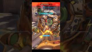 When Healer goes DPS pcgaming overwatch2 mauga bastion gamingshorts gamer youspinmeround [upl. by Einneg]