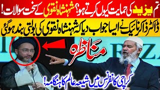 Dr Zakir Naik VS Shehensha Naqvi  Yazeed Ki Hamayat Kiun Ki  Shia Alim Ka Sawal [upl. by Notaes]