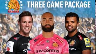 Exeter Chiefs  3 Game Package [upl. by Vento506]