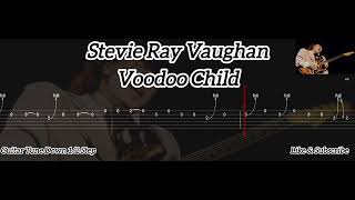 Stevie Ray Vaughan  Voodoo Child  Tab Guitar [upl. by Drugi]