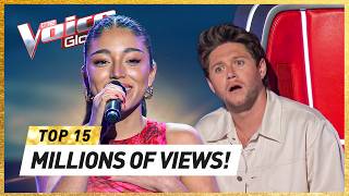 MOST VIEWED Blind Auditions with MILLIONS of VIEWS in 2023 on The Voice [upl. by Pyle]