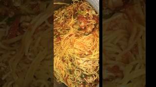 best Spaghetti recipe chicken vegetable spaghetti 😋🍝ytshorts food [upl. by Bucky]