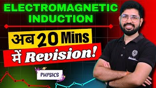 Electromagnetic Induction Revision in 20 minute  Chapter 6 class 12 Physics oneshot  CBSEMPUP [upl. by Cline]