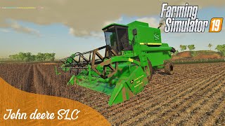 JOHN DEERE SLC 1175 NA COLHEITA DA SAFRA DE SOJA  Farming Simulator 19  Logitech G27 [upl. by Hcirdeirf]