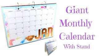 DIY Desk Top Calendar Mixed Up Craft [upl. by Clint]