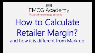 How to Calculate Retailer Margin and Mark up in 65 seconds [upl. by Cote]